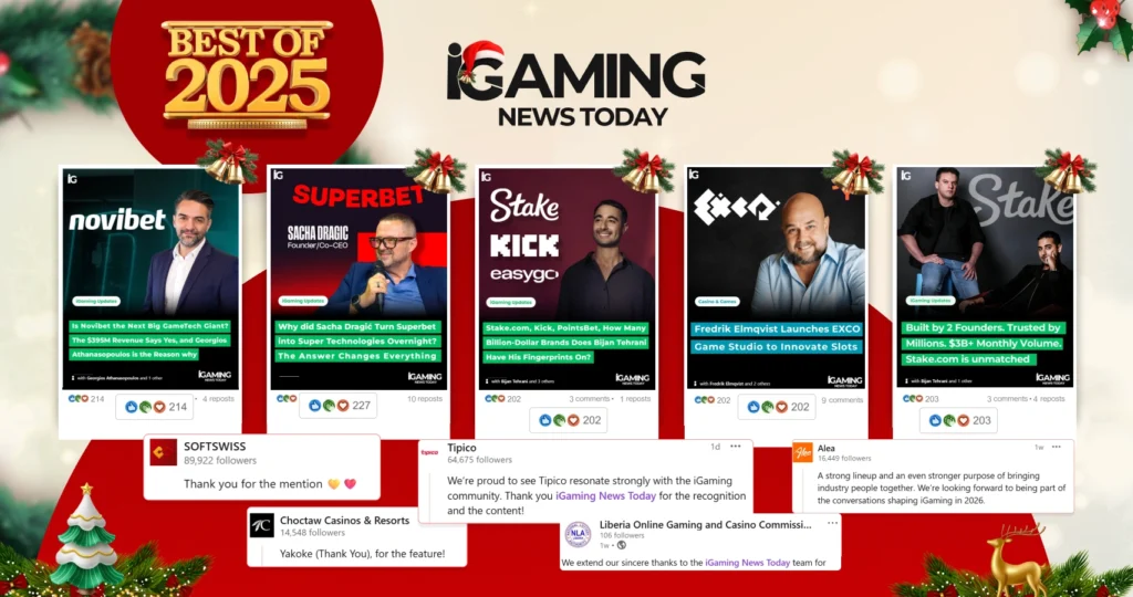 iGaming News Today Unveils Best of 2025 Engagement Highlights