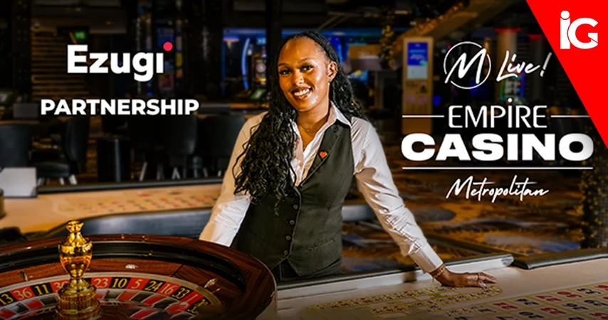 Ezugi Launches OTT Live Roulette with Metropolitan Gaming from Empire Casino London
