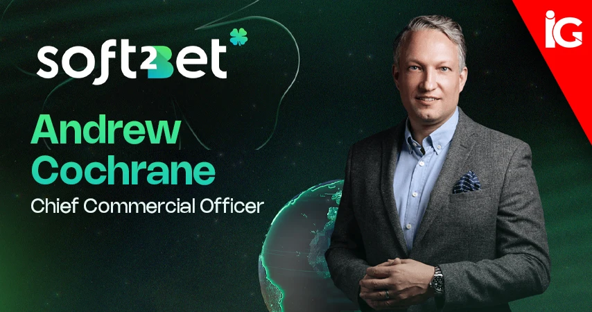 Soft2Bet Appoints Andrew Cochrane as Chief Commercial Officer