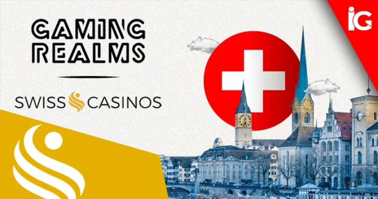 Gaming Realms Enters Switzerland with Swiss Casinos