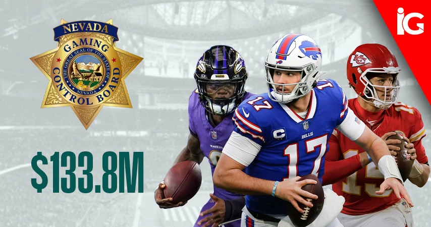 Nevada Super Bowl Handle Falls 11.7%, Hold at 7.4%