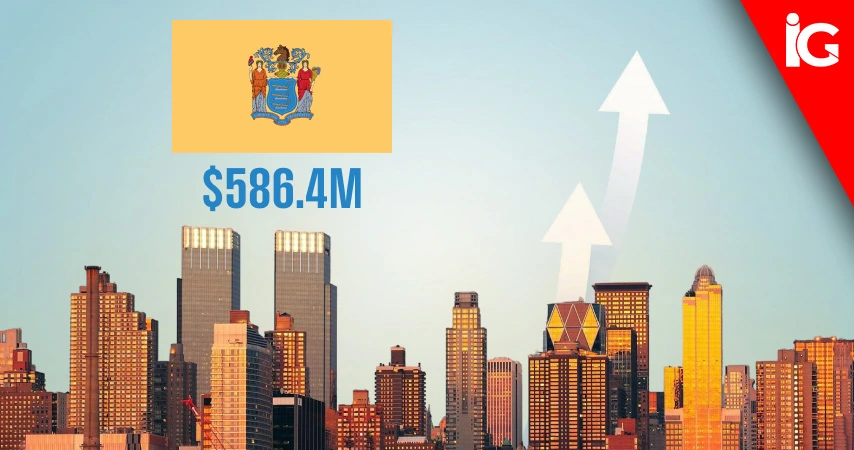 New Jersey Gaming Revenue Hits $586.4M in January