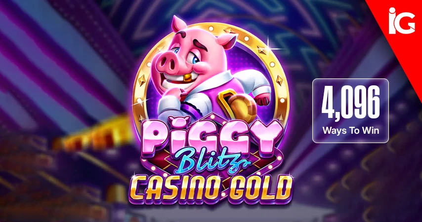 Piggy Blitz Casino Gold Brings Neon Casino Energy to Play’n GO’s Slot Portfolio