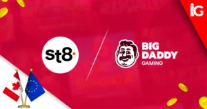 St8 Expands Casino Portfolio with Big Daddy Gaming Partnership in Europe and Canada