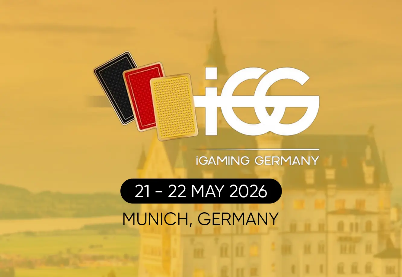 iGaming Germany 2026 event banner in Munich from 21 to 22 May 2026
